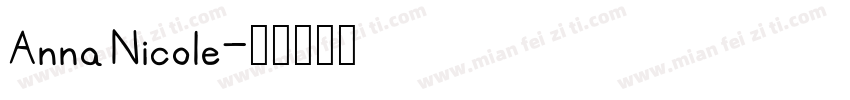 Anna Nicole字体转换